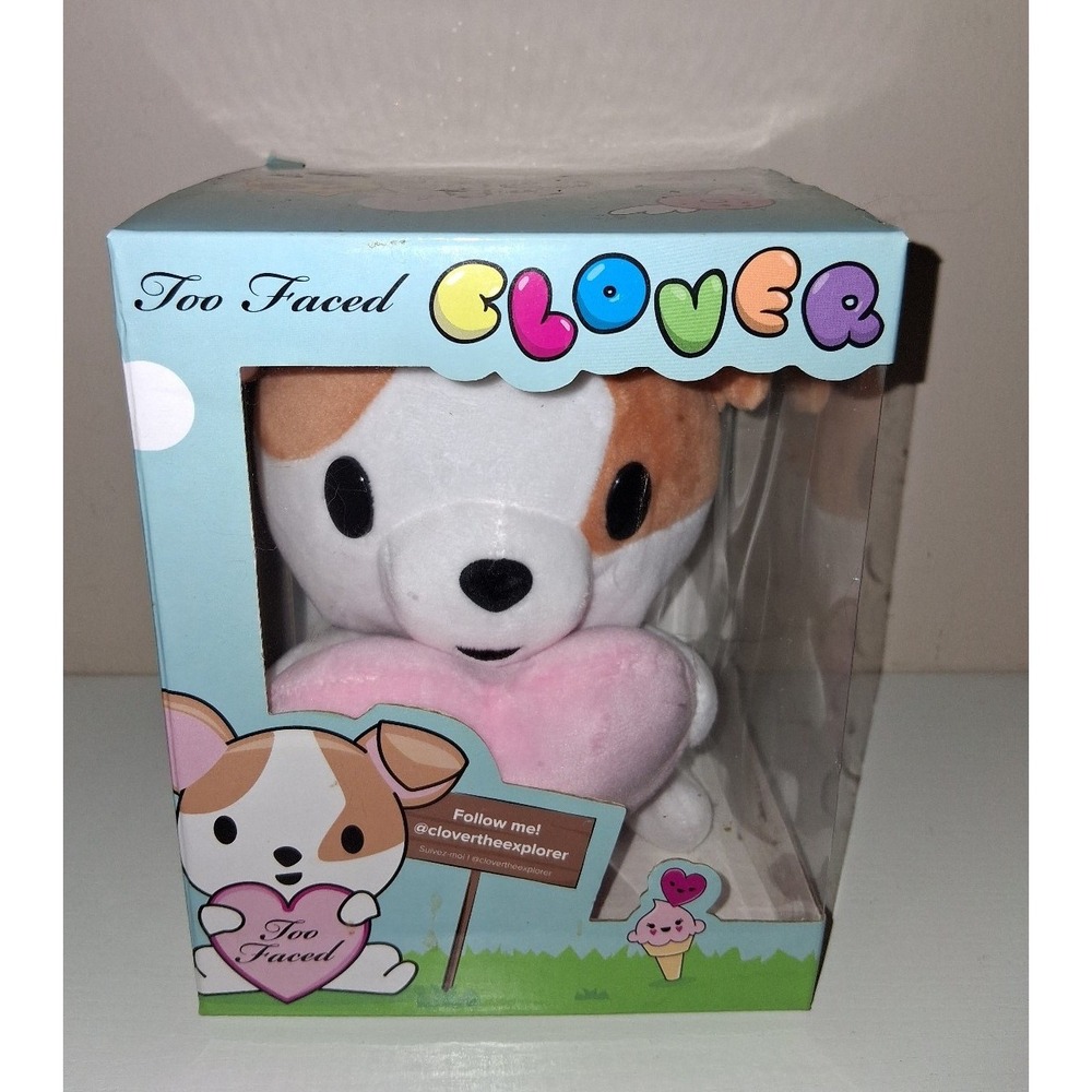 Too Faced Clover Plush • Limited Edition Collectible Dog Stuffed Animal